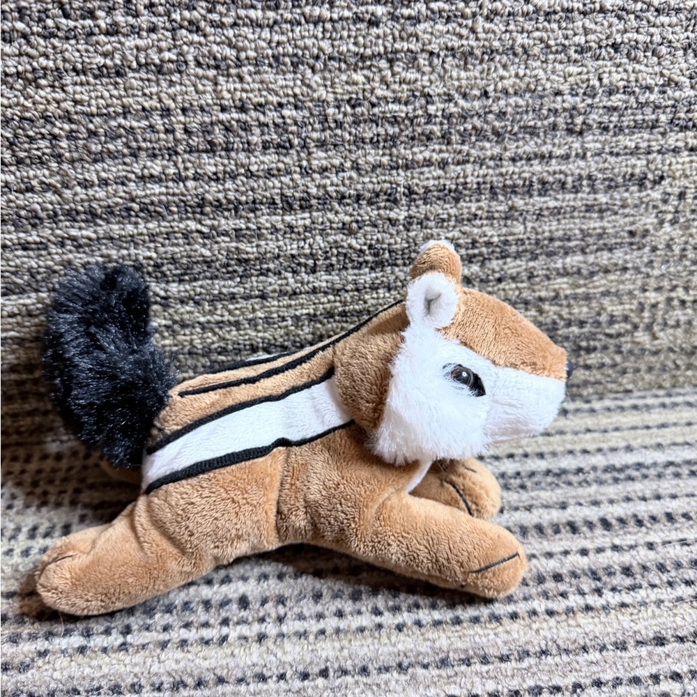 Unipak Plush Animal Trio for Small Pets - Brown, Tan, Pink chipmunk unicorn fox - Picture 3 of 13